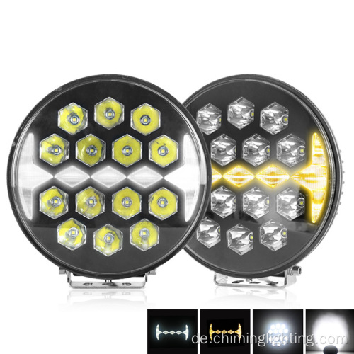 8,7 Zoll Hochleistungs -Fahrt Spot Flut LED LED Light 12 V 24 V 4x4 Offroad LED -Fahrlicht für ATV SUV -LKW